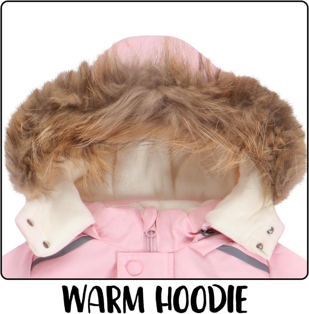 Baby Boys Winter Snowsuits Infant Coat Girls Snow Suit For Toddler