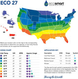 ECO 27 Tankless Water Heater, Electric, 27-kW - Quantity 1, 17 x 17 x 3.5