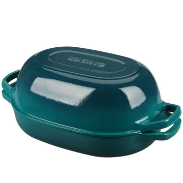 Enameled Cast Iron Oval Dutch Oven Pot with Lid, Dutch Oven for Sourdough Bread Baking, Bread Oven, Bread Dutch Oven