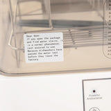 Portable Countertop Dishwashers, Portable Mini Dishwasher Countertop Electric Dishes Dishwashers Automatic Dishwashing