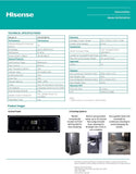 50-Pint 3-Speed Built-in Pump Dehumidifier, 3 Modes (Auto, Continuous, Manual), LED display, Noise level 48 dB
