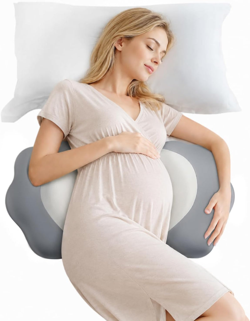 Memory Foam Pregnancy Pillow Maternity Wedge Pillow for Side Sleeper