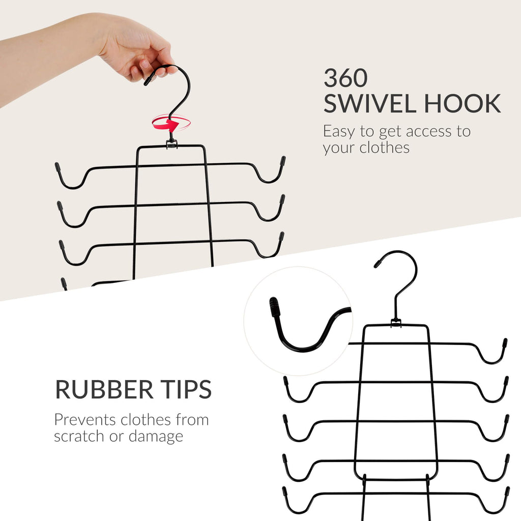 6 Pack Tank Top Hanger, Bra Organizer for Closet, Space Saving