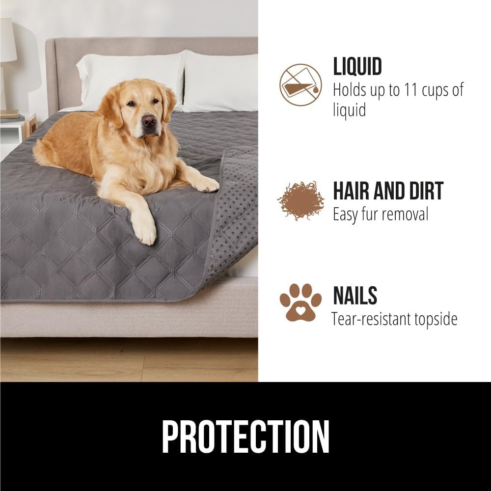 Waterproof Dog Blanket, Couch Cover for Dogs, 30x70 Charcoal