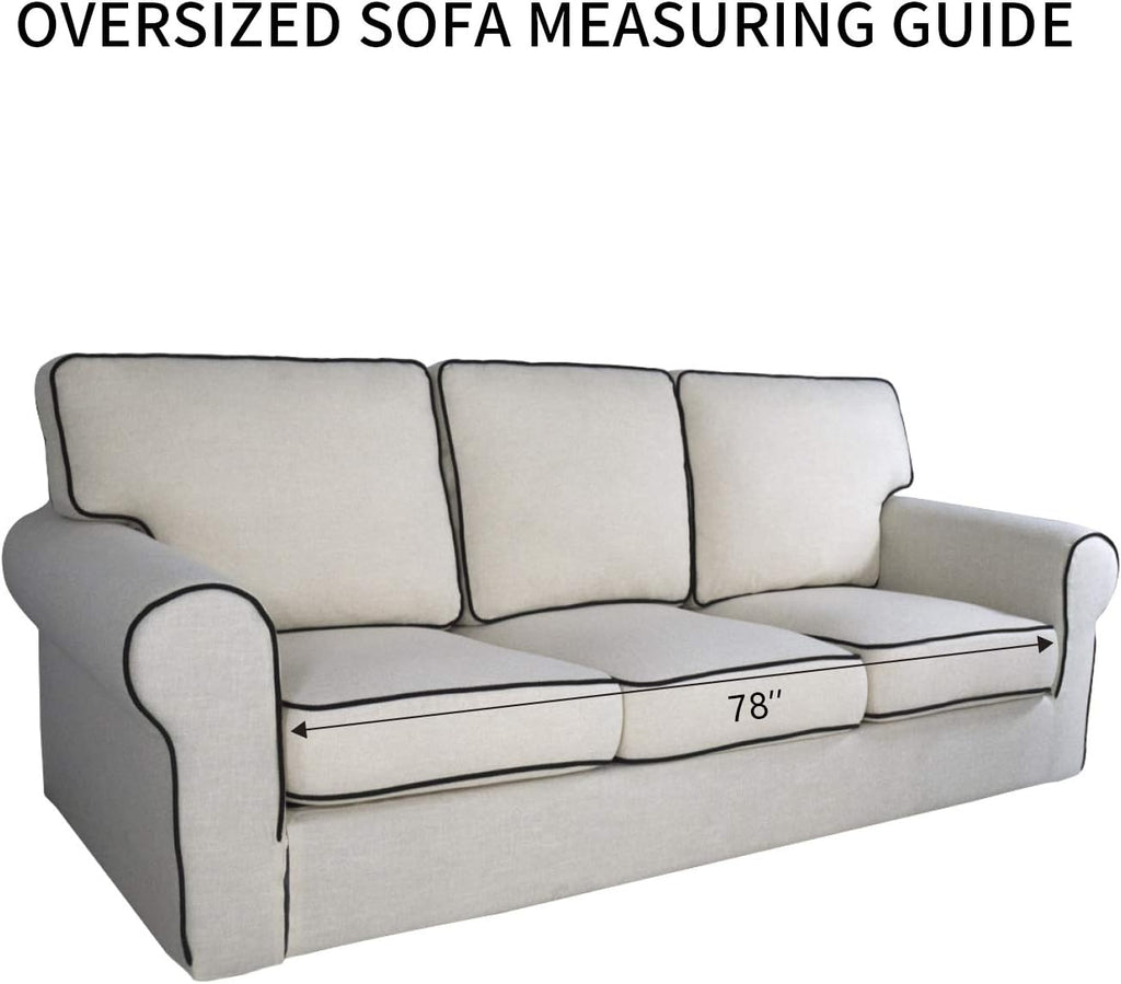 Reversible Quilted Couch Covers for Dogs Oversized Sofa Cover 78"