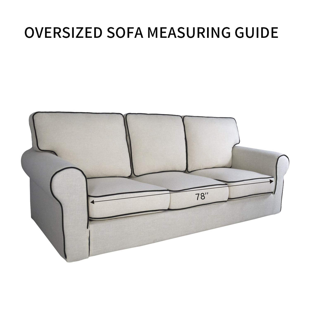 Stretch Oversized Couch Covers Fleece Sofa Slipcovers Wine
