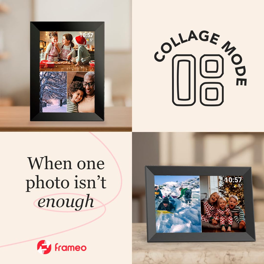Digital Picture Frame, 10.1" Digital Photo Frame WiFi with 32GB