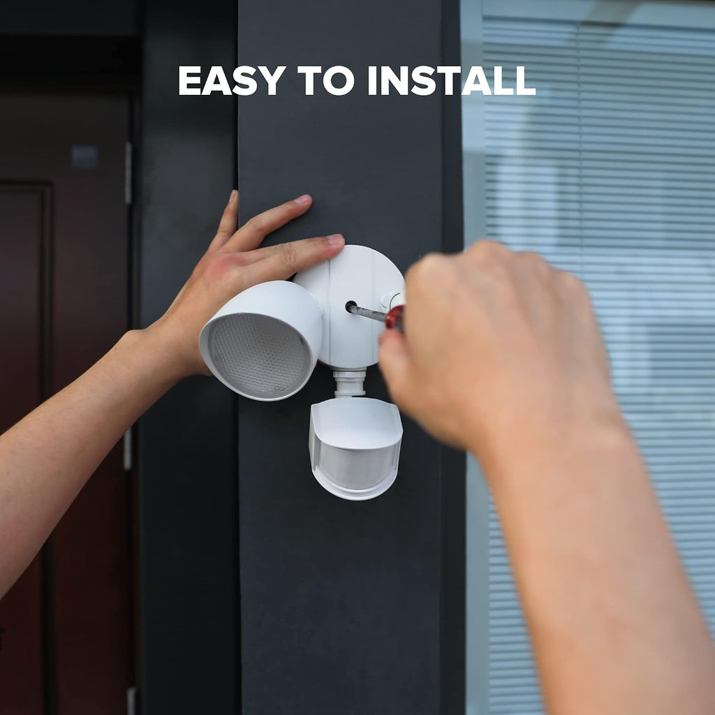 32W 3500 Lumen LED Security Lights Motion Sensor Light Outdoor, 5000K Daylight, IP65 Waterproof, Dusk to Dawn, Motion