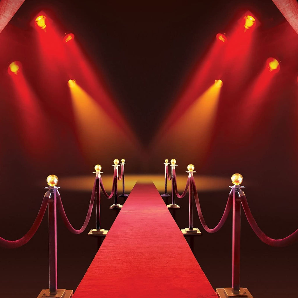4 Pack 5 Feet Burgundy Velvet Stanchion Rope, Crowd Control Ropes with Gold Clasps, Foam Core Queue Safety Sarriers
