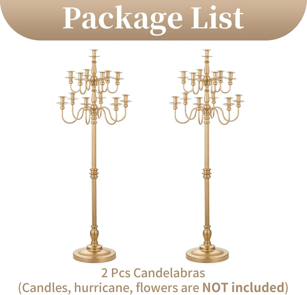 Wedding Candelabra 51in Tall : Large CandelebrasCandlesticks Table Centerpiece