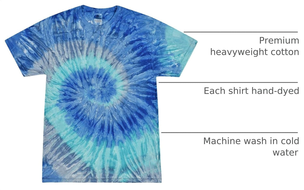 Short Sleeve Tie Dye T-Shirts for Boys and Girls - Tie Dye T Shirts for Little Kids & Big Kids