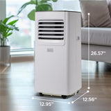 8,000 BTU Portable Air Conditioner with Wifi & Remote Control, 3-1-in AC, Fan & Dehumidifier, with App