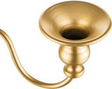 Tall Floor Candelabra Vintage: Gold 5 Arm Candelabras 22.4" Metal Spiral Opera Candelabra Candle Holder Antique