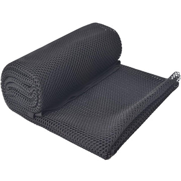 Polyester Black Mesh Fabric 82" Width Mesh Netting Slightly Stretchy