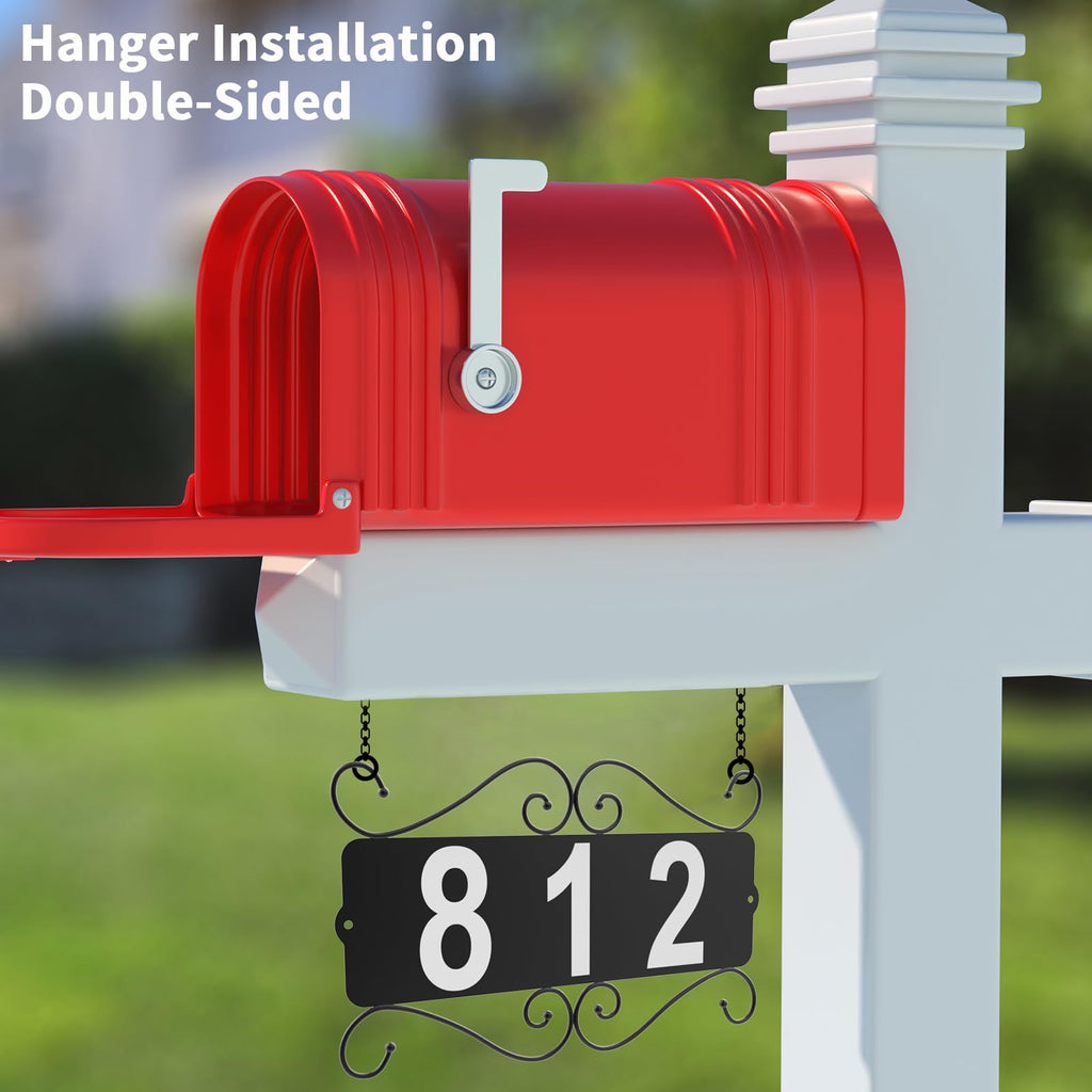 Metal Address Plaque, Address House Number, Waterproof