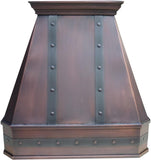 30 Inch Copper Kitchen Range Hood Baffle Filters