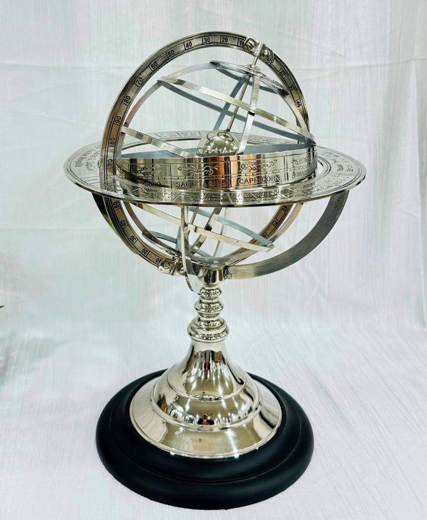 Nautical Armillary Sphere Table Decor Gold Nautical Maritime Astrolabe Globe Antique Brass Armillary Sphere