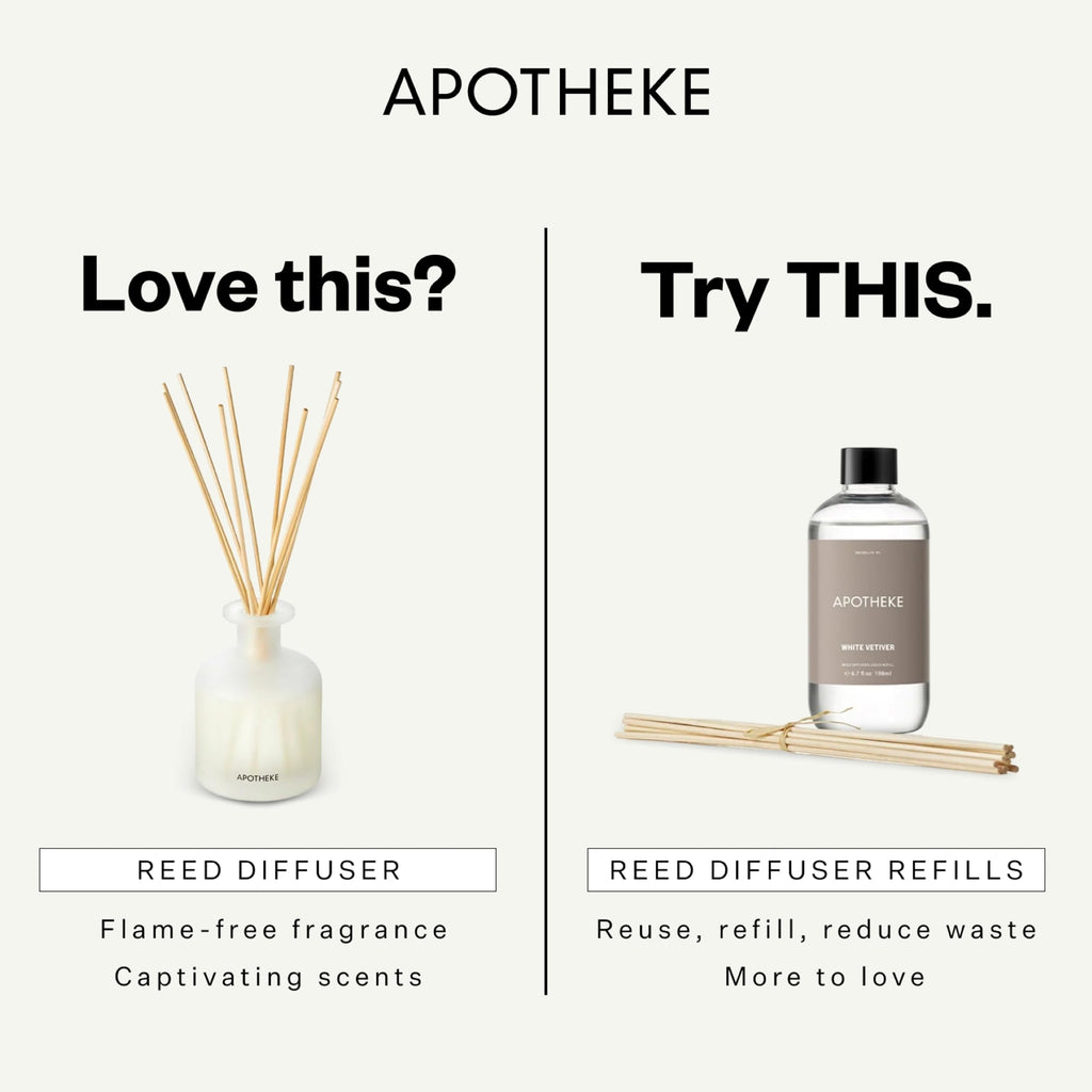 Scented Reed Diffuser, Sea Salt Grapefruit, 10 Sticks