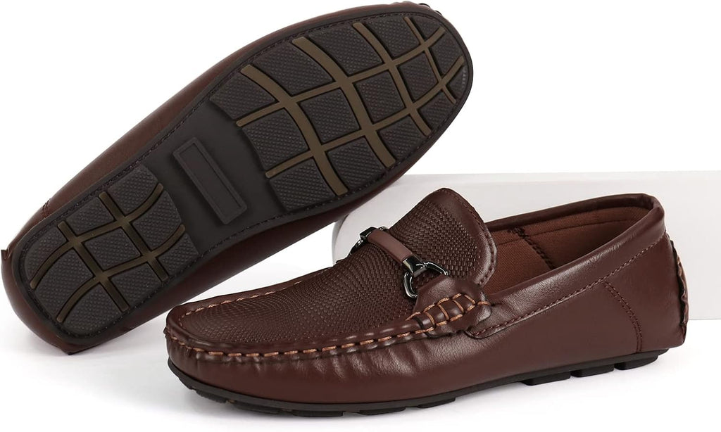 Kids Penny Loafer Casual Slip-On Moccasin Flats Boys Dress Shoes
