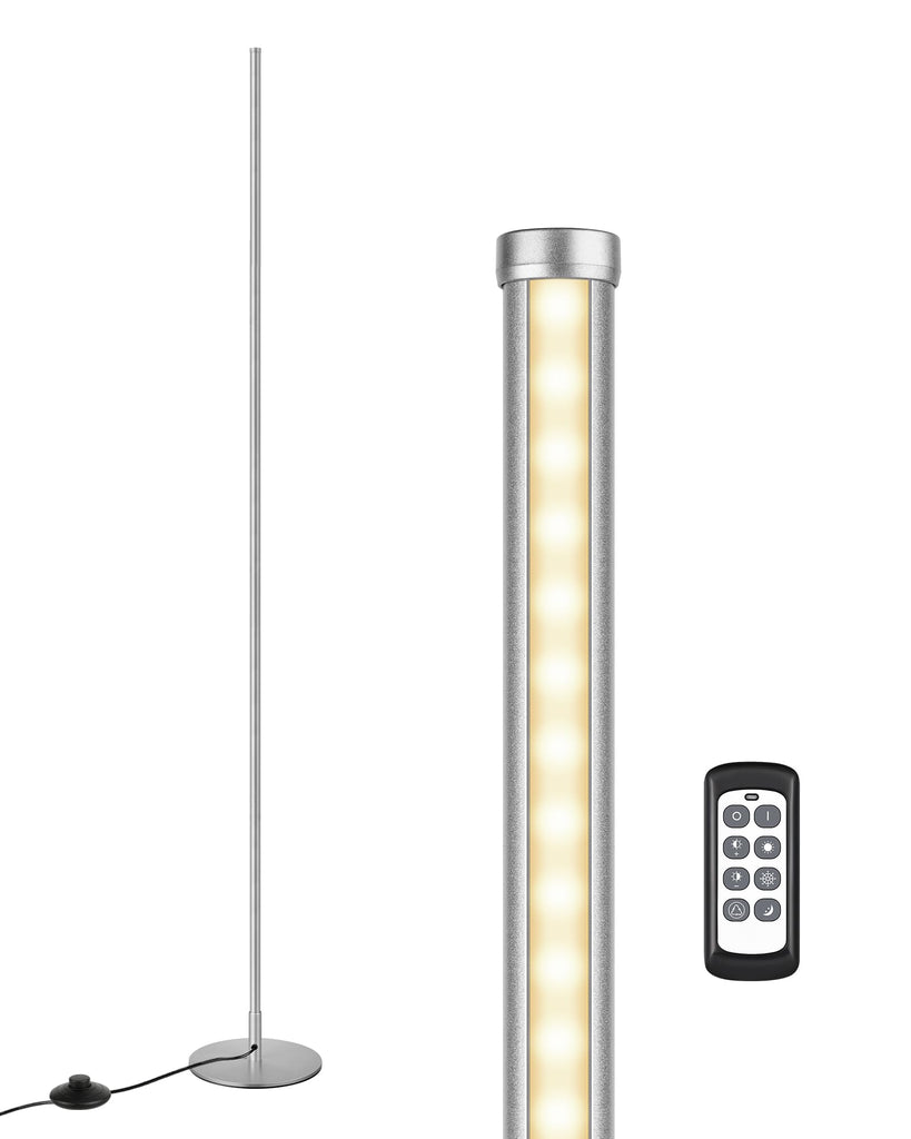 57.5" Corner Lamp with Remote & Foot Switch, Dimmable & 7 CCT