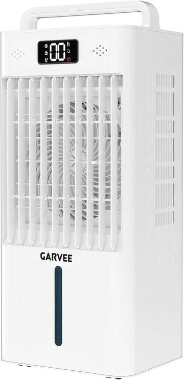 2.6 GAL Swamp Cooler with Touch & Remote Control, 3 Modes & 6 Speeds, 3-in