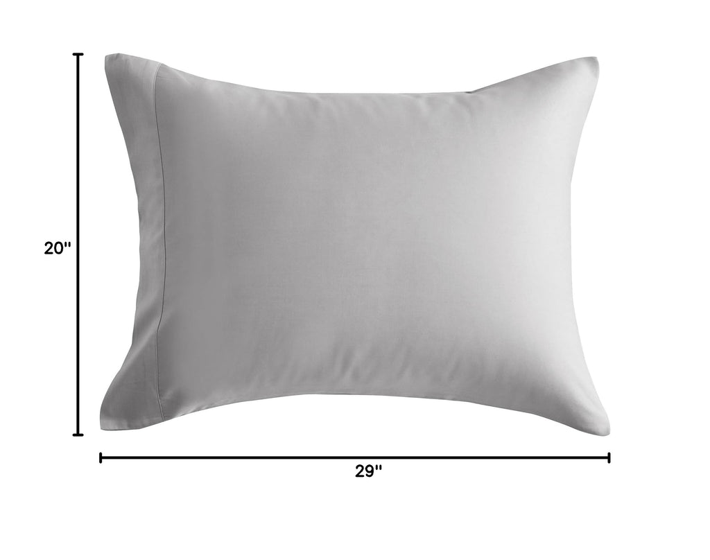 DOZ Pillowcase Set, 100% Viscose derived from Bamboo, Organically Grown, Buttery Soft, Silky, Breathable, Cooling
