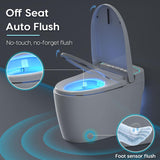 Glendan Smart Toilet Auto Flush: Elongated Heated Seat Tankless Toilet