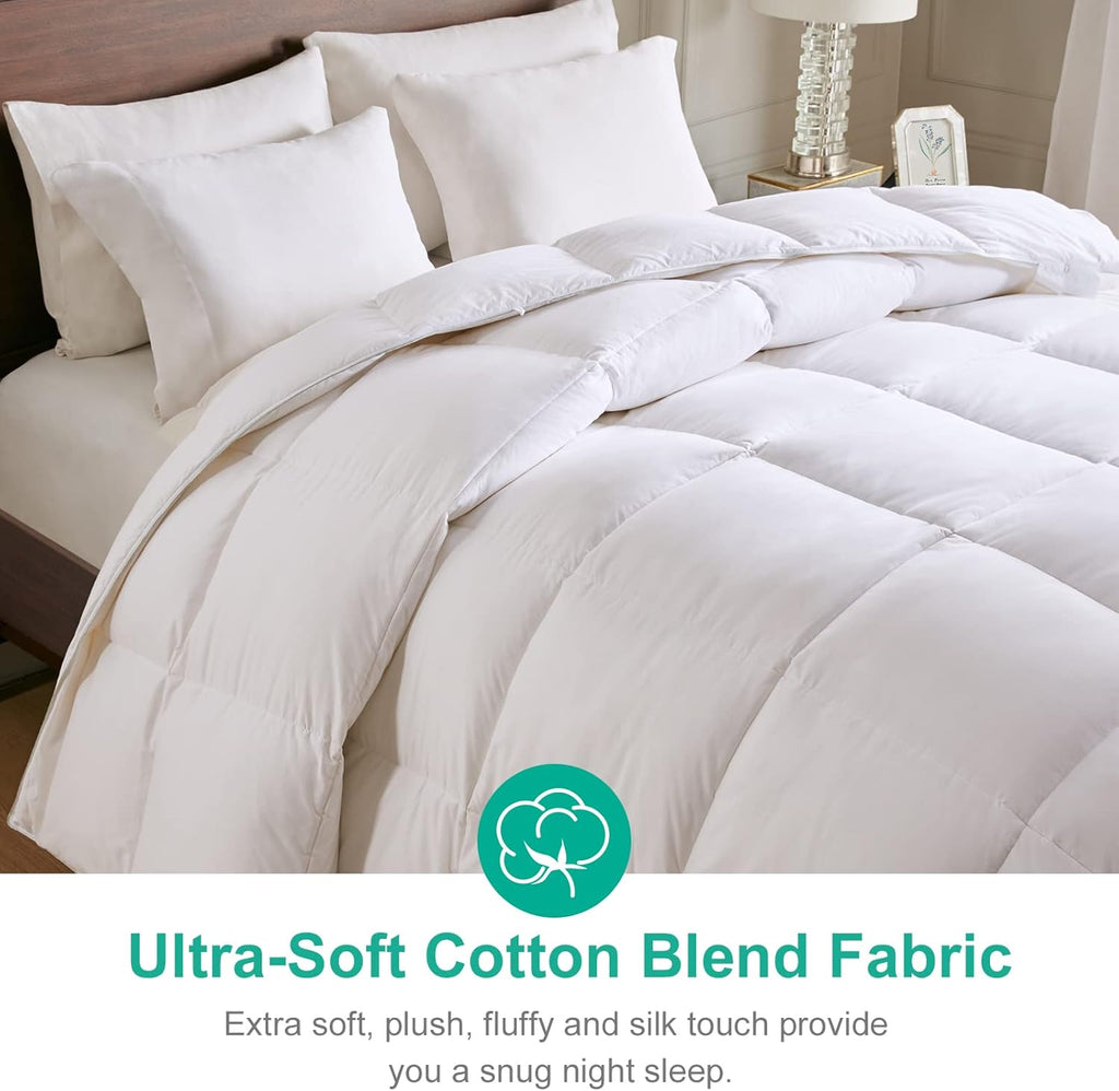 Lightweight Down Feather Fibers Comforter King