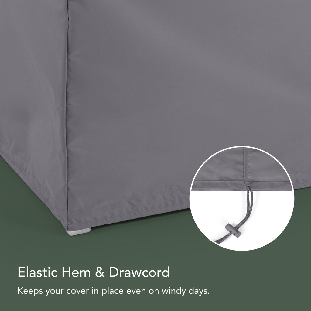 Elite Outdoor Ottoman Cover - 30"W x 30"L x 18"H - Weatherproof