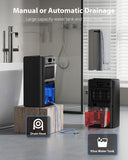 95oz Dehumidifiers for Home, 1000 Sq.Ft Dehumidifier with Drain Hose - Auto Shut Off, Timer, Sleep Mode & Drain Hose