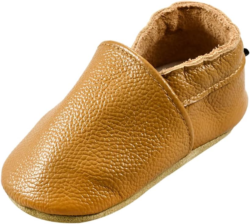 Baby Leather Shoes Baby Slippers Soft First Walker Shoes Crib Shoes Moccasins for Toddlers