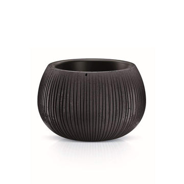 2 in 1 Design Plant Pot Similar to Concrete, Round Plastic Plant Pot
