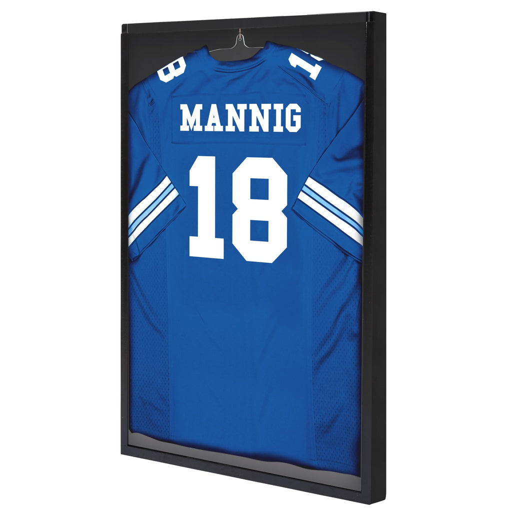 Jersey Frame Display Case - Crystal Clear Acrylic Jersey Frame for Baseball, Football, Hockey, Soccer & Basketball