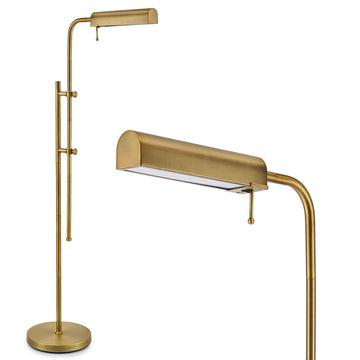 Industrial Floor Lamp, Adjustable LED Floor Lamp