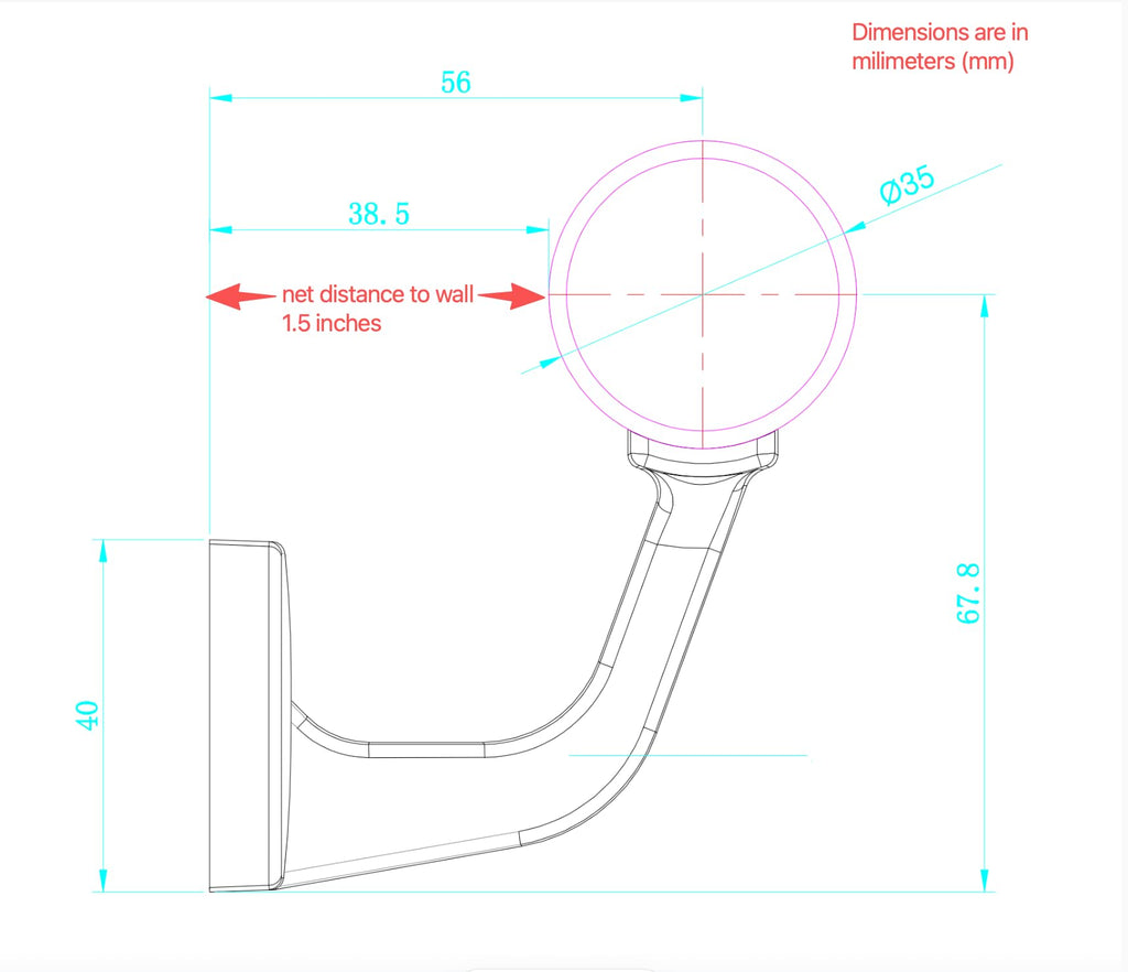 17ft Handrails for Indoor Stairs, Deck, Slope, Modern Aluminum Handrail Set, Wall Mounted, with Zink-Alloy Brackets