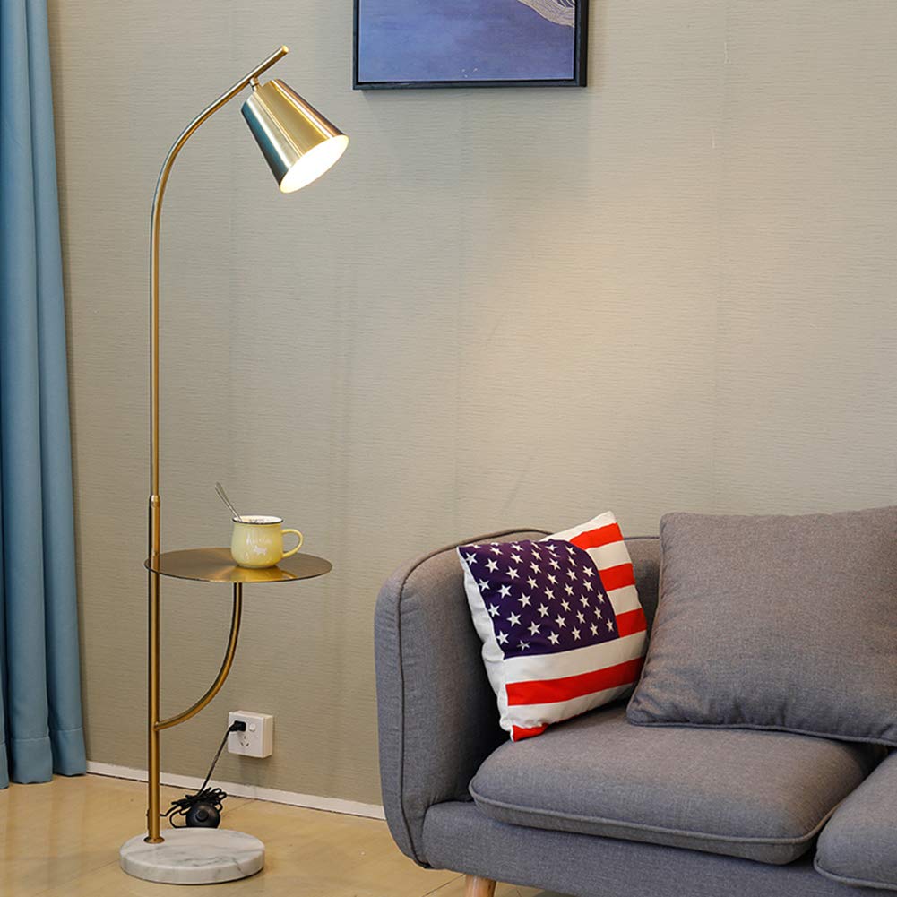 Lighting Creative Bedroom & Living Room Floor Lamp with a Table, Office and Reading Light - E26 Base
