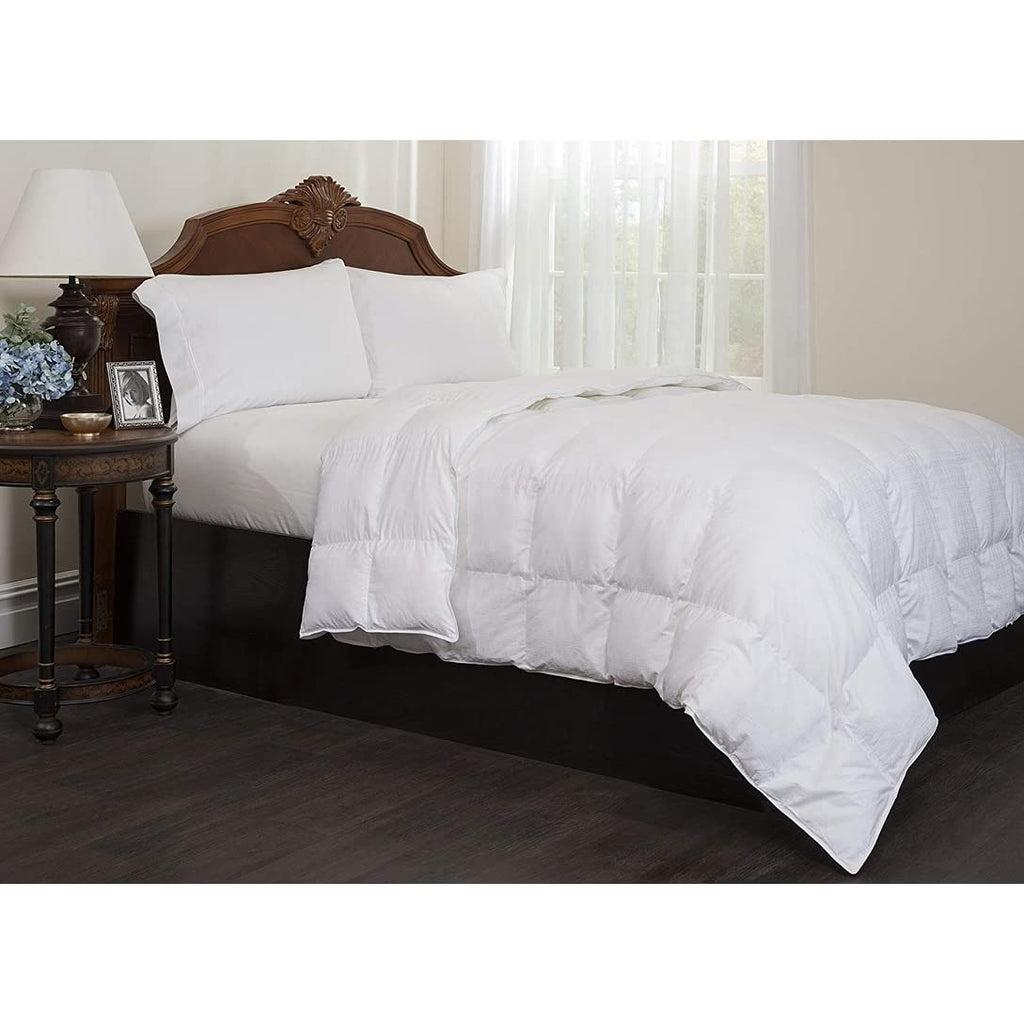 Luxurious Hotel Quality Full Size Warm Comforter - Soft, Comfortable, and Breatheable - 100% Cotton Outer Layer