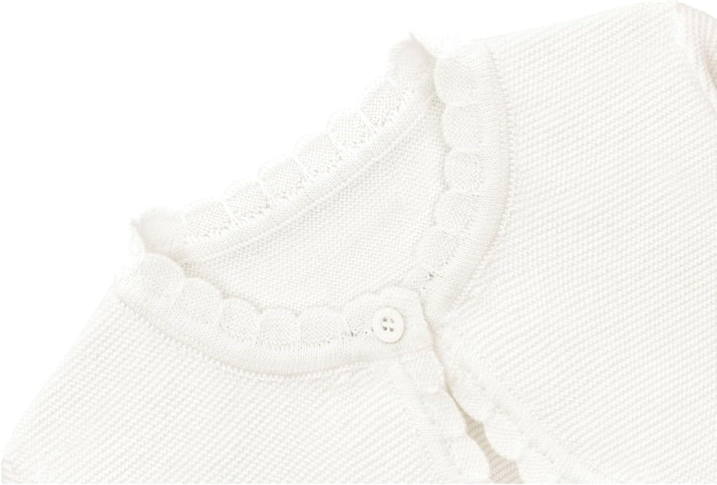 Baby Girls' Long Sleeve Cardigan Knit Button Closure Bolero Shrug