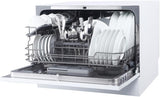 MCSCD6W5 6-Place Setting 6 Plate Countertop Dishwasher, White