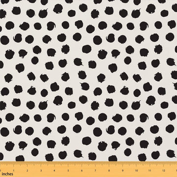 Polka Dots Fabric by The Yard Dots Decorative Fabric Geometric