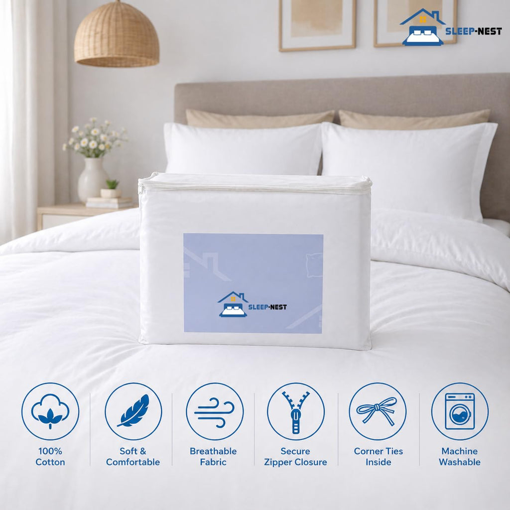 Alaskan King Duvet Cover Set - 132x120 Inch, 100% Egyptian Cotton, All Season Hotel Luxury 3-Piece Extra Large