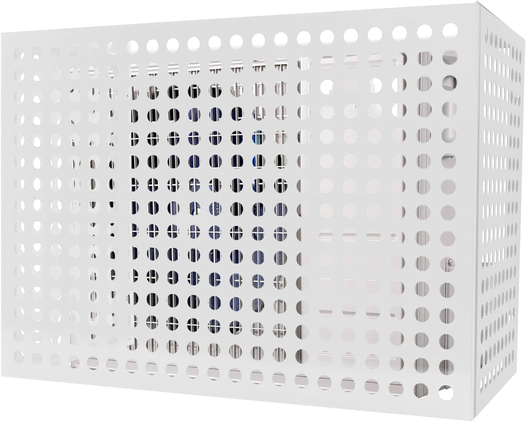 Air Conditioner Fence, Air Conditioner Fence for Outdoor Units, Privacy Fence Cover for A/C Conditioning Unit - White