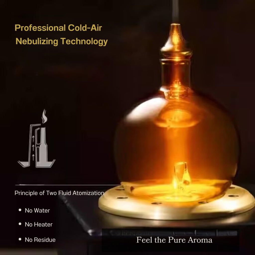 Premium Cordless Waterless Aroma Nebulizer for Essential Oils