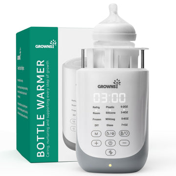 Auto-Lift Nutri Bottle Warmer for Breastmilk & Formula, Gray