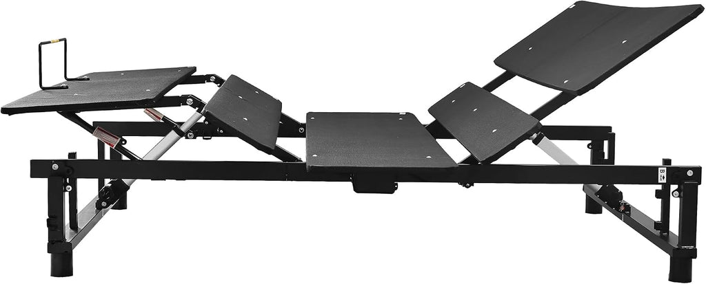 King Size Adjustable Bed Frame, Adjustable Bed Base Head and Foot Incline, Wireless Remote Control, Zero Gravity