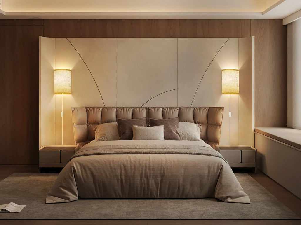 Plug in Wall Sconces Set of Two Wall Lights with On/Off Switch