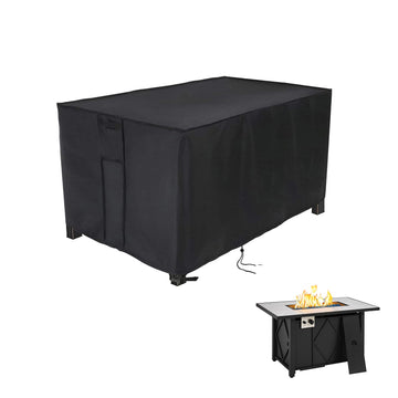 Rectangular Fire Pit Cover for Firepit Table, 43 x 22 x 25 Inch