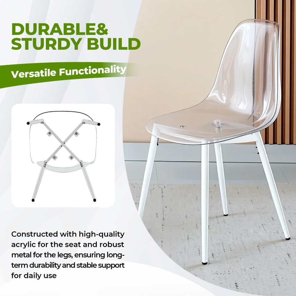 Pet Chair Set, 4-Piece White Small Animal Seats and Mini Lounge Chairs for Cats and Dogs, Indoor Pet Furniture