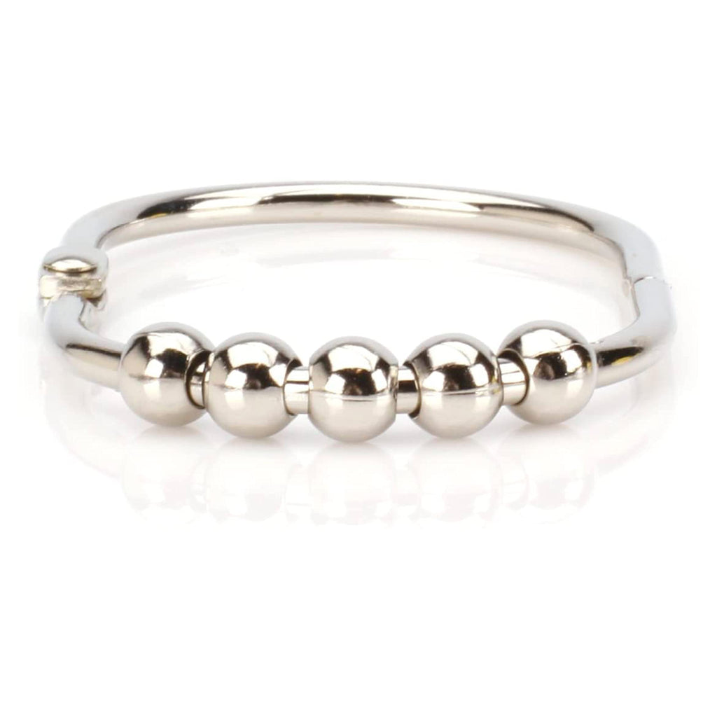 Wide Shower Curtain Rings - Set of 12 Easy Glide Rollers with Polished Nickel Finish - Stainless Steel Shower Hooks