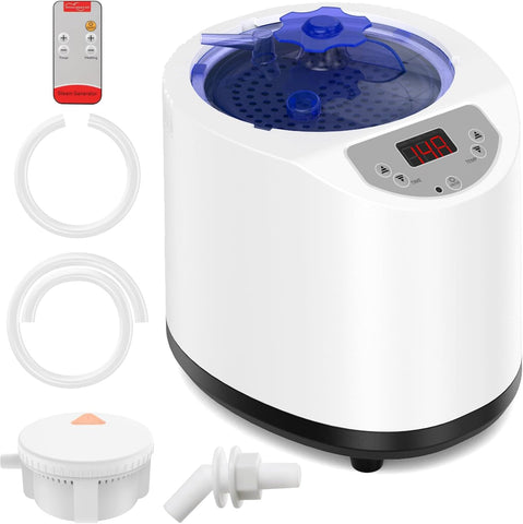 Sauna Steamer Machine, 3L Portable Sauna Steamer, 1200W Indoor Sauna Steamer Pot with Remote Control